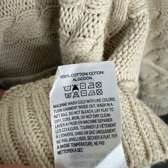 Lucky Brand Fisherman Sweater Cardigan - Picture 4 of 5